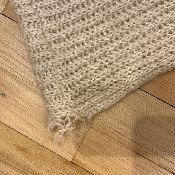 GARAGE Cozy Cream Knit Scarf - Picture 3 of 3
